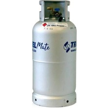 Alugas 27 Litre Karavan Gaz Tüpü Valfli Filtreli Dolum Ağızlı