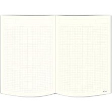 Ecosell Le Çiçekli Defter Kareli Sarı 17X24 cm