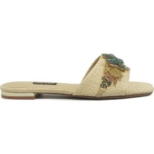 Nine West Gıssan 6fx Naturel Kadın Terlik