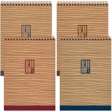 Ecosell Dekokraft A4 100YP Çizgisiz Spiralli Bloknot