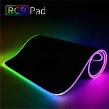 Ecosell 80X30CM Büyük Boy Xxl Resimli Desenli Mousepad Rgb LED Işıklı Gaming Gamer Oyuncu Mouse Pad