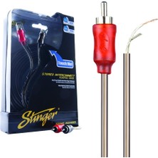 Ecosell SI1217 2-Kanal, Koaksiyel Krom Uç Kablo Rca