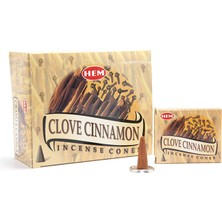 Indispensablely Clove Cinnamon Aromalı Konik Tütsü