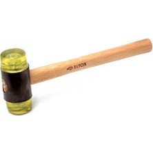 AyrStore Vidalı Yumuşak Plastik Tokmak / Çekiç No:40