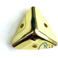 AyrStore Dekoratif, Kutu, Sandık Köşesi - 35X22 Mm, Küçük, Sarı, 100 Adet