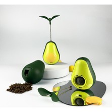 Indispensablely Avokado Şeklinde Kedi Naneli ve Mama Hazneli Kedi Oyuncağı