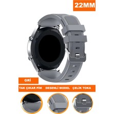  xiaomi redmi watch 5 active / lite saat uyumlu 22mm desenli soft silikon saat kordonu kayışı a57-grı