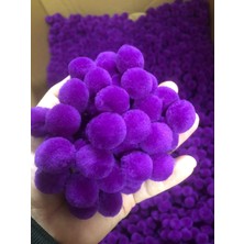 2 cm Peluş Ponpon 200 Adet (Paket) – El Sanatları, Okul ve Hobi Çalışmaları Için