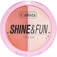 Ecosell Callista Shine & Fun Face Duo 140 Good Company Allık & Aydınlatıcı Paleti