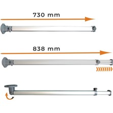 Babarvy Masa Ayağı Dipten Kırmalı Uzatmalı (Uzun)