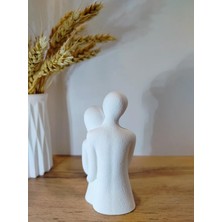 Ecosell Soyut Sevgi Heykeli – Minimalist & Anlam Yüklü Dekoratif Figür