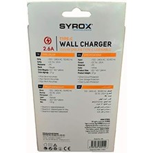 Ecosell Syrox J48 2.6A Type C Sarj Aleti, Standart