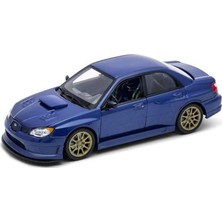 Ecosell Welly Subaru Impreza Wrx Sti 1/24 Mavi Model Araba