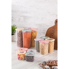 12 Parça Şeffaf Saklama Kabı Seti, Dayanıklı ve Kullanışlı