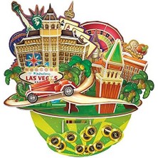 Ecosell Cubicfun 3D 64 Parça Puzzle Las Vegas Şehir Kompozisyonu