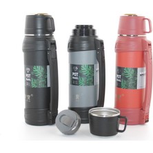 Indispensablely Paslanmaz Çelik Çift Katmanlı Termos 1.2 Lt Model 1