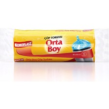 4 Adet Koroplast Çöp Torbası Orta Boy 15'li