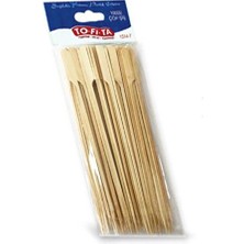 2 Adet Tofita Yassı Çöp Şiş 25CM 50'li