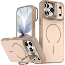 Fuchsia iPhone 17 Pro Max ile Uyumlu Flexa Magneticsafe Kapak - Gold