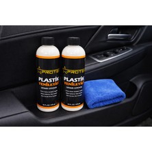 Protek Plastik Yenileyici ve Bakım (2 Adet)+Mikrofiber Bez