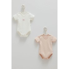 Caramell Basıc Kaşkorse Yarım Kol Body Ikili Baody - Ekru - 56-62 cm Ekru