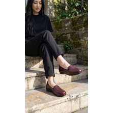 Pololiza Anne Ayakkabısı/hakiki Deri Astarlı/comfort Jel Tabanlı, Kışlık Kaymaz ve Kaliteli Günlük Babet