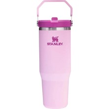 4 Adet Stanley The Iceflow Flip Straw Pipetli Termos Cherry Blossom 0.89 Litre