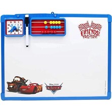 4 Adet Oyuncak Cars Eğitici Yazı Tahtası