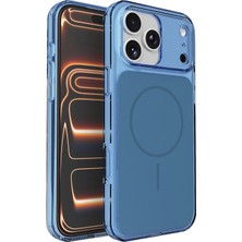 Fuchsia iPhone 17 Pro Max ile Uyumlu Bruma Magneticsafe Kapak - Mavi
