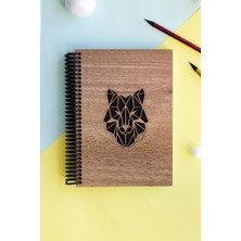 İlk El Grup Ieg™ Doğal Ahşap Kapaklı El Yapımı Defter – Şık ve Dayanıklı Tasarım