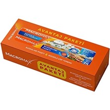 Macromax Ikili Avantaj Paketi Set (Orta Boy 75LI Buzdolabı Poşeti + Çöp Torbası Büzgülü Yasemin Kokulu 10 Lu)