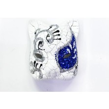 Similar Renk Işlemeli Seramik Malzemeden Imal Venedik Kedi Model Magnet