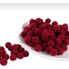 2 cm Peluş Ponpon 200 Adet (Paket) – El Sanatları, Okul ve Hobi Çalışmaları Için