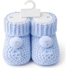 Tiasis Örme Ponponlu Bebek Patik>yenidogan