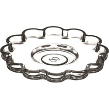 Şık Papatya Desenli Çay Tabağı Takımı 6'lı Set