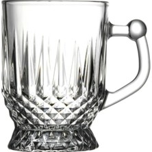 Set 6 Kulplu Çay Bardakları, 165 Cc, Şık ve Kullanışlı Tasarım