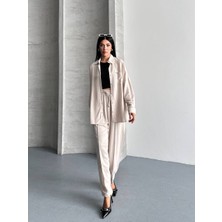 Ella Stylee Gömlek Pantolon Keten Ikili Takım