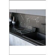 Pratik ve Şık Tezgah Üstü Paslanmaz Bulaşık Kurutma Sepeti