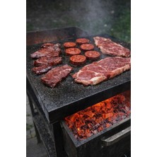 Doğal Bazalt Taşı, Bazlama Taşı, Taş Fırın Etkisi, 30X35X2 cm