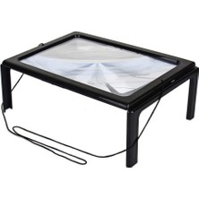Yaşlılar Için A4 Boyutu Masa Tipi Işıklı Okuma Büyüteç TH-275205B