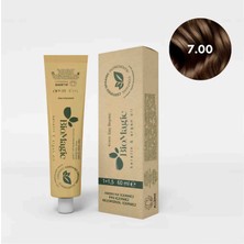 Biomagic 7.00 Kumral  Organik İçerikli Amonyaksız Kalıcı Saç Boyası +Oksidan