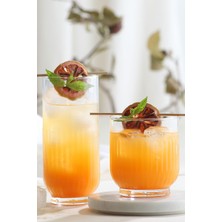 12'li Cam Bardak Seti, Viski ve Meşrubat Için Şık ve Dayanıklı