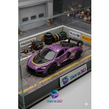 Sera3D 1:64 Çek Bırak - Açılır Kanat Kapı ve Arka Bagajlı Model Diecast Araba