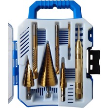 Lenox 7 Parça Titanyum Kaplı Kademeli Matkap ve Çok Amaçlı Delici Seti