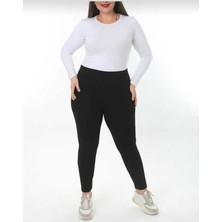 Zeyn Çelik Örme Düz Battal Tayt