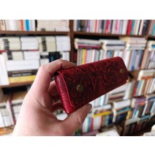 Mahfuz Crazy Gerçek Deri Tamamen El Emeği Özel Kalemleriniz Için Kalemlik Kalemkutu (15.5x6.5 ) NLU368