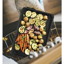 Döküm Derin Tepsi Siyah, Dayanıklı ve Şık Mutfak Gereçleri