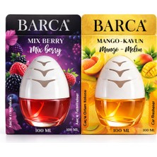 Barca Mango-Kavun Oto ve Ortam Kokusu 100 ml | Barca Mix Berry Oto ve Ortam Kokusu 100 ml