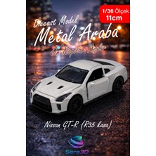 Sera3D Gtr Tasarım Spor Model Araba 1:36 Diecast Çekbırak