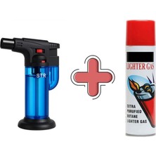 3b Trend Gazlı Torch Pürmüz Çakmak Doldurulabilir Pratik Mangal Nargile Çakmağı ve Çakmak Gazı